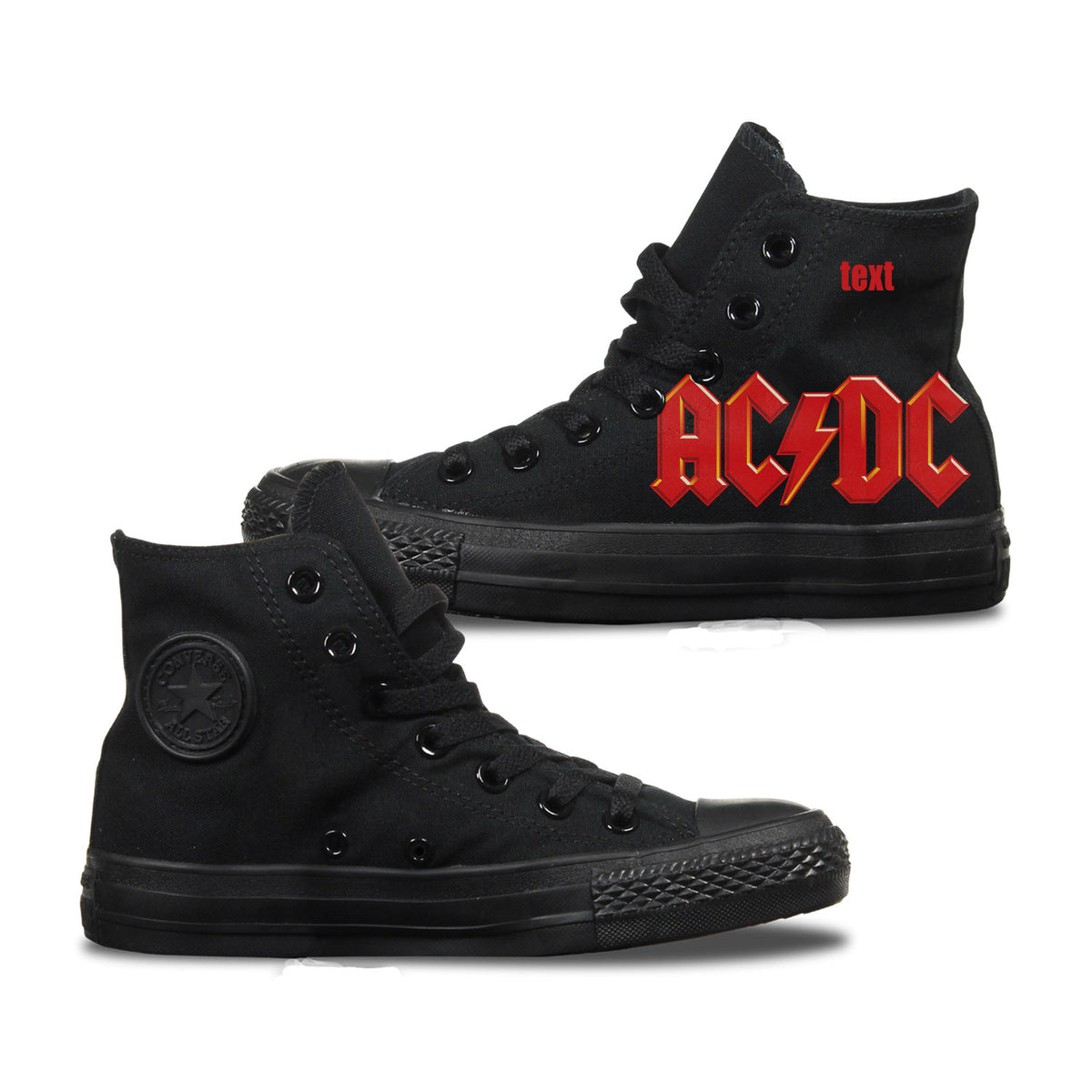 AC/DC Custom Converse Shoes