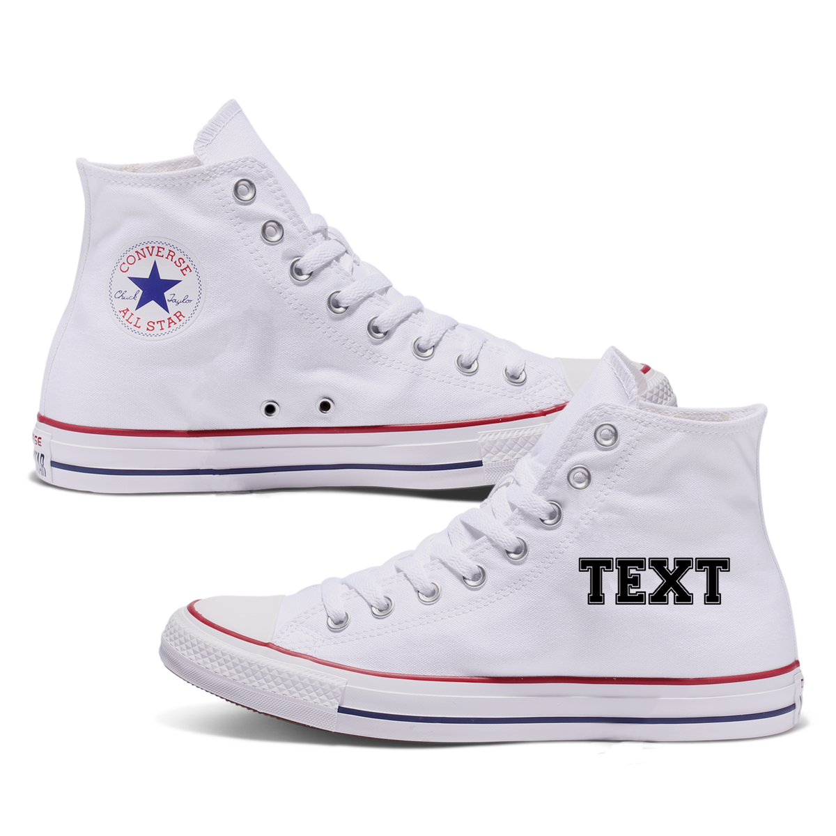 Personalised Adult Converse Shoes