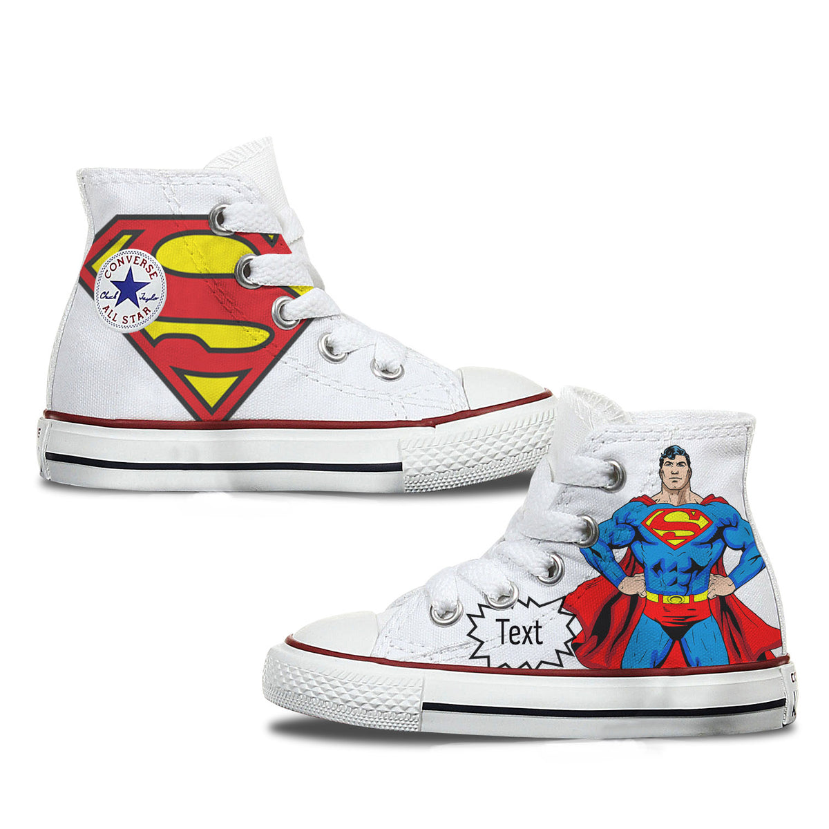 Toddler Superman Custom Converse