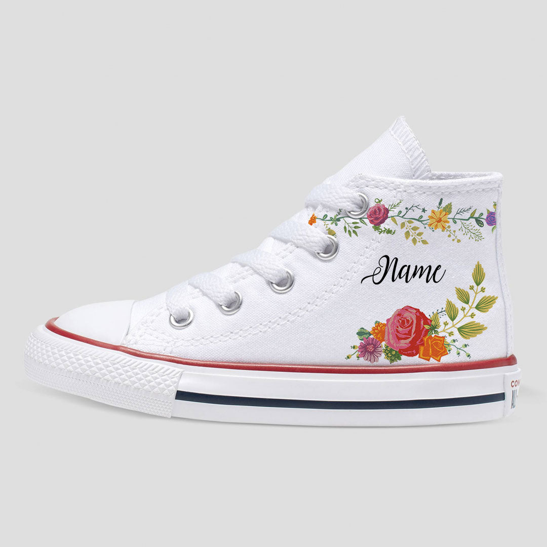 Girls customised shops converse