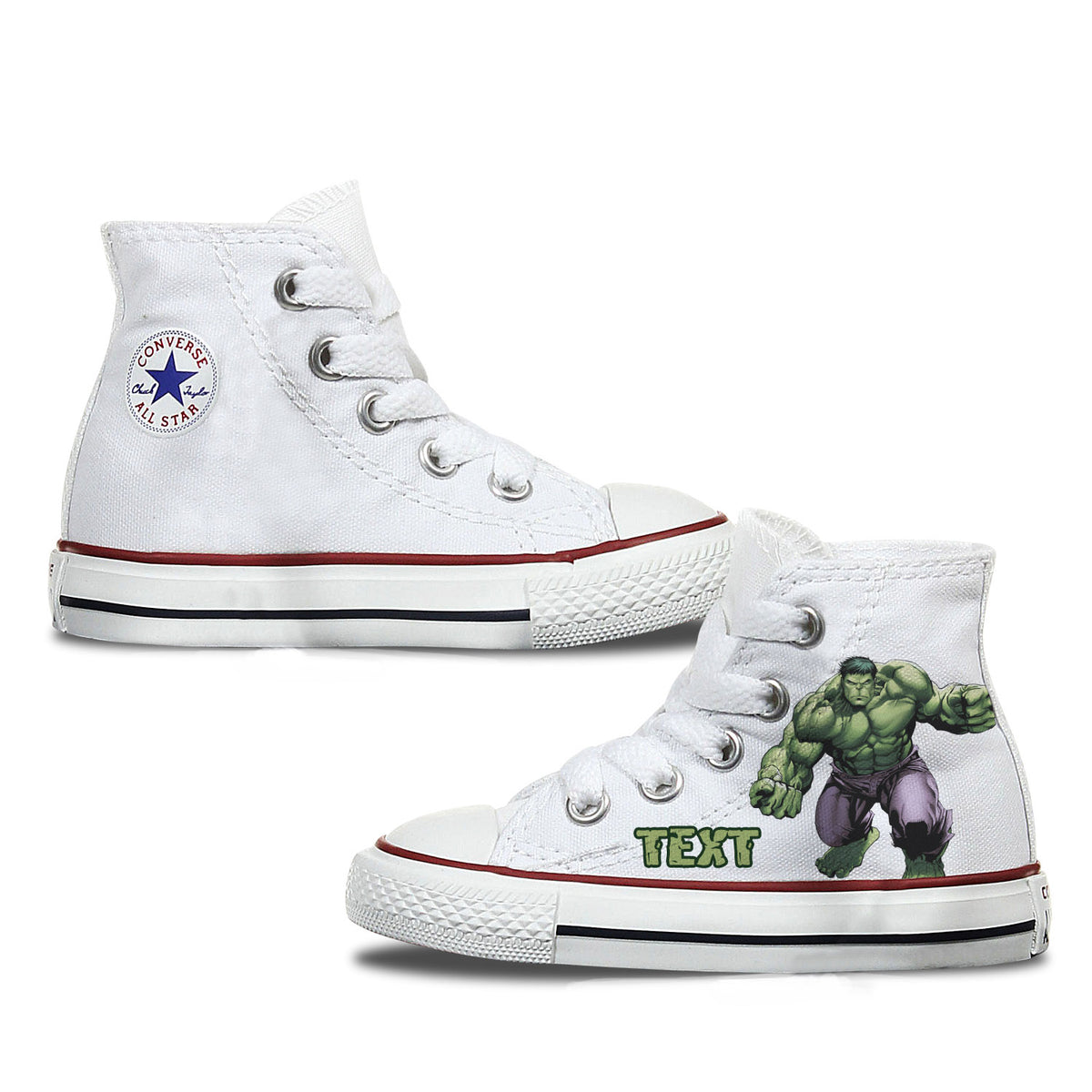 Converse Custom Hulk Kids Shoes