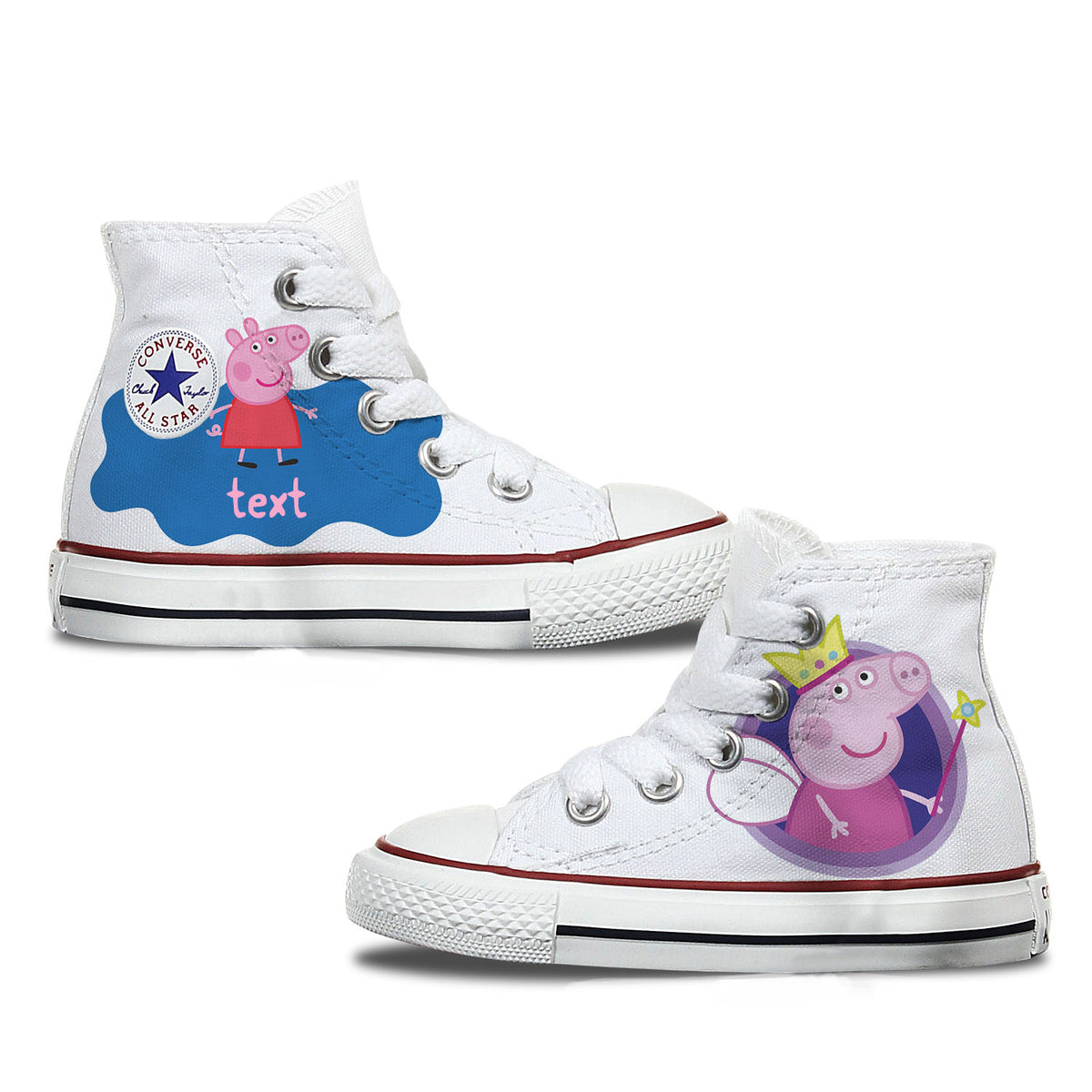 Peppa Pig! Custom Converse Kids &amp; Toddler