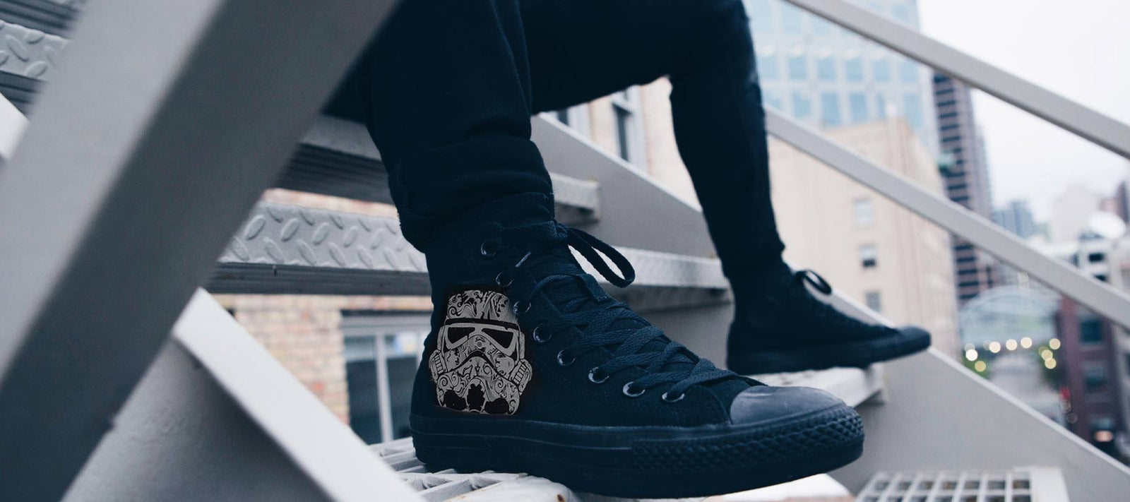 Custom Converse Chuck Taylor Embroidered Star Wars/converse 