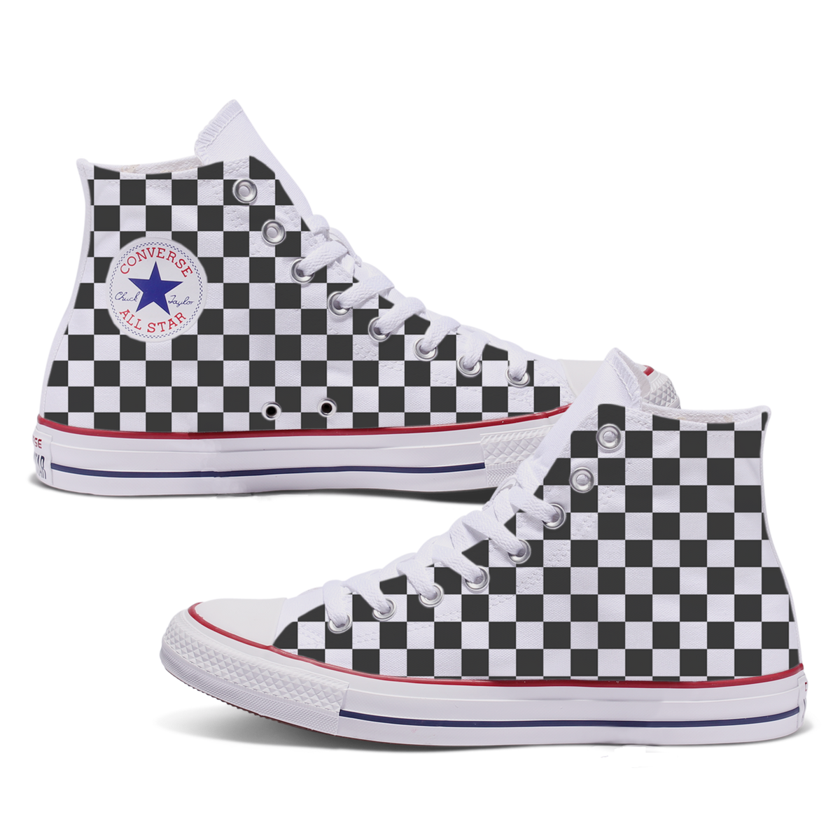 Adult Checkered Converse