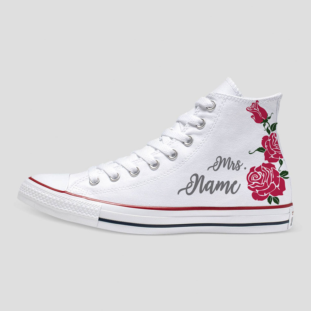 Bride Roses Custom Converse