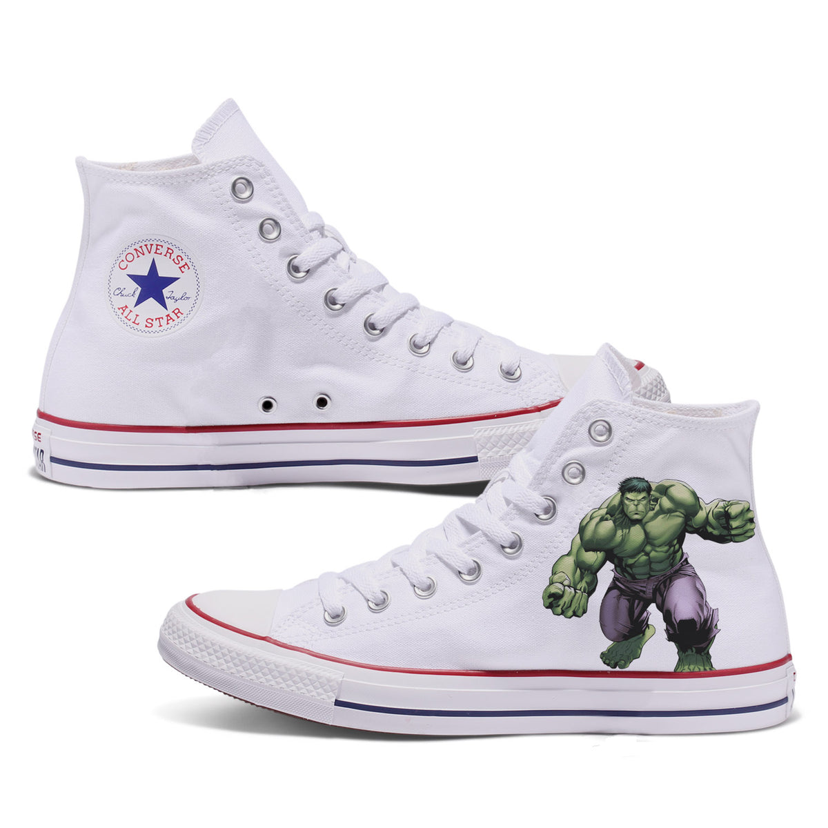 Converse Custom Hulk Kids Shoes