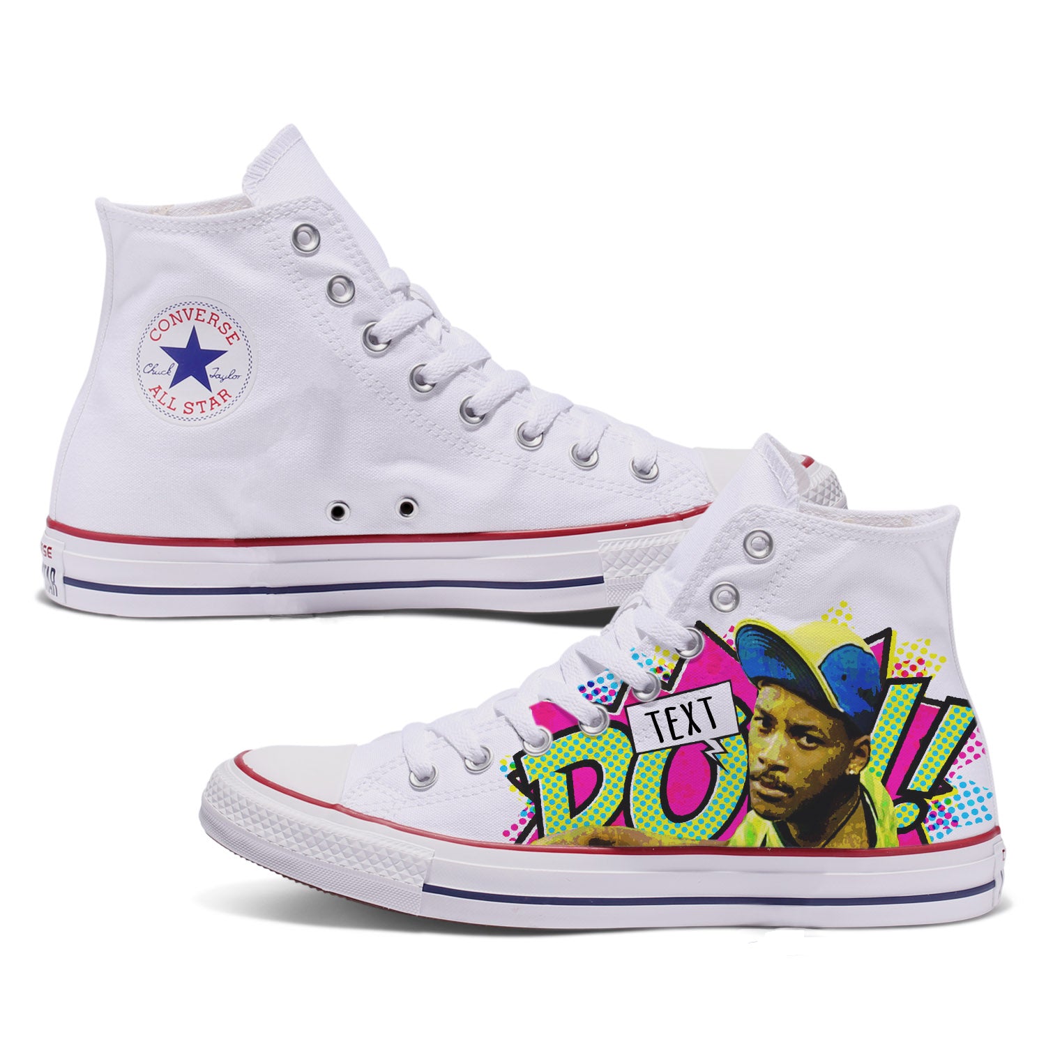 Pearl Jam Guitars Rock and Roll Converse High Top at www..com
