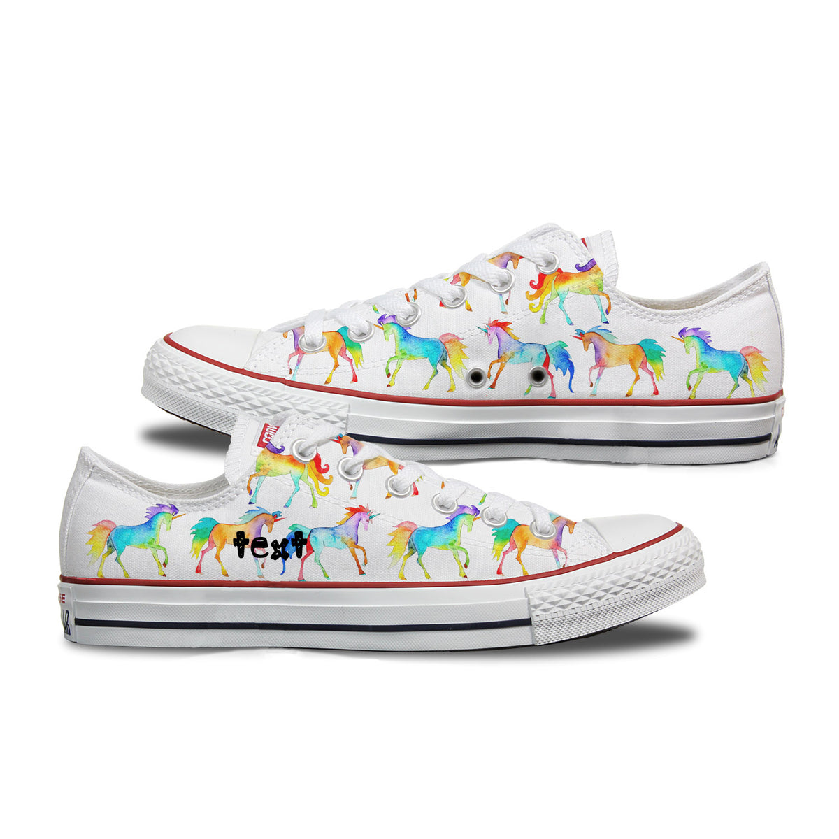 The Unicorn Custom Adult Converse Shoes