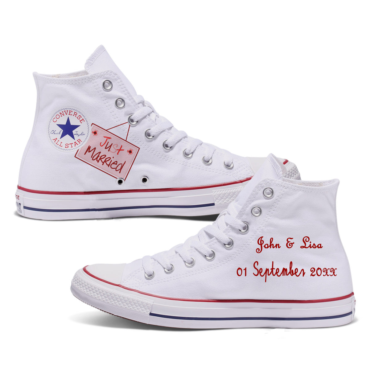 All Signs Point To Marriage Custom Wedding Converse
