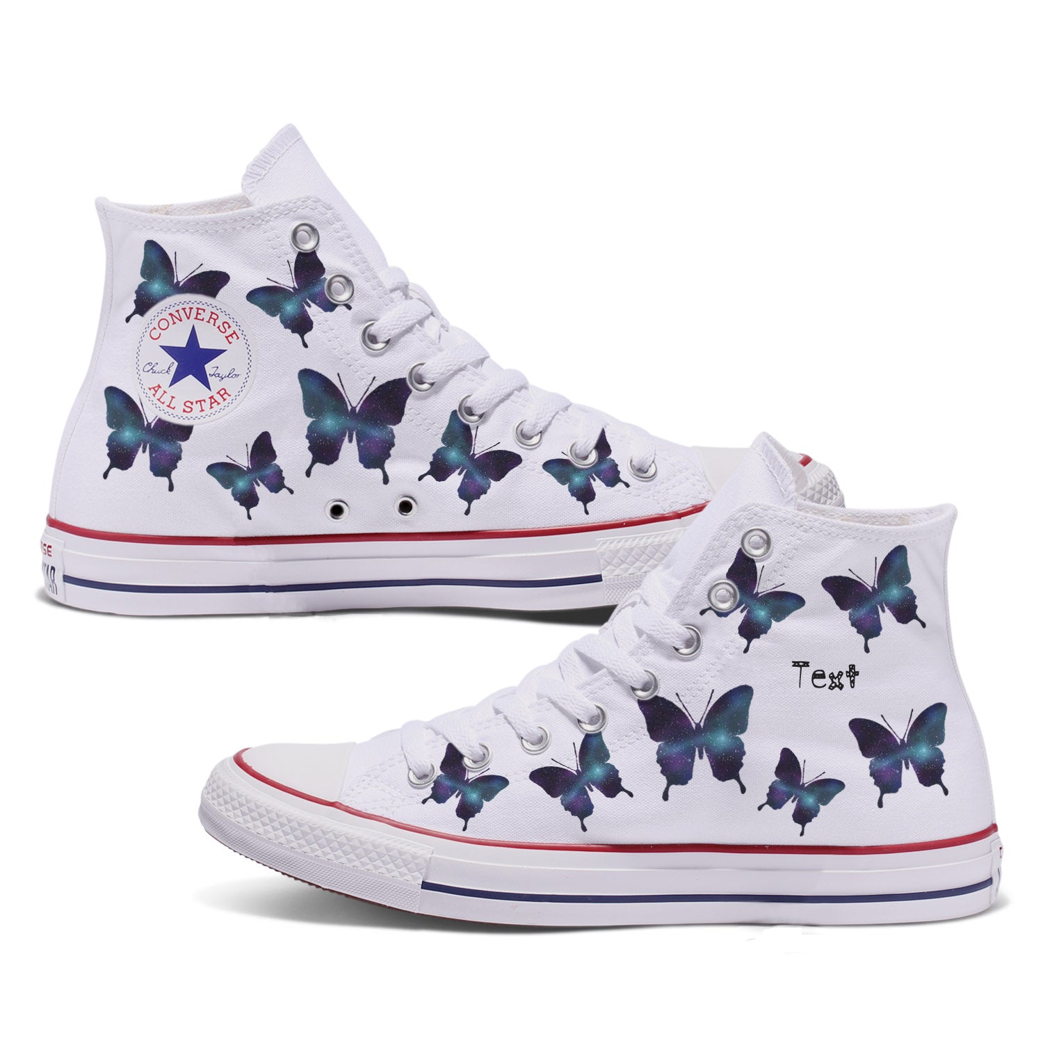 Converse butterfly high tops Clearance