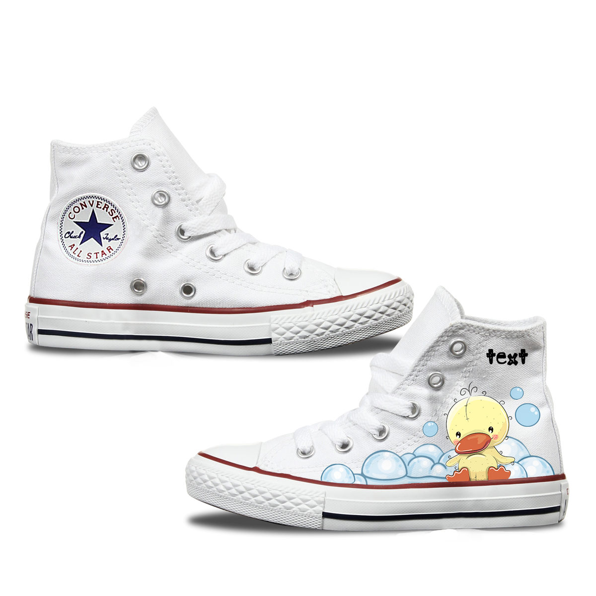 Duck Kids Custom Converse