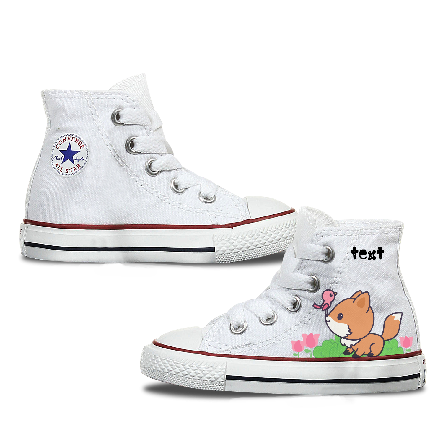 Fox Kids Personalised Converse