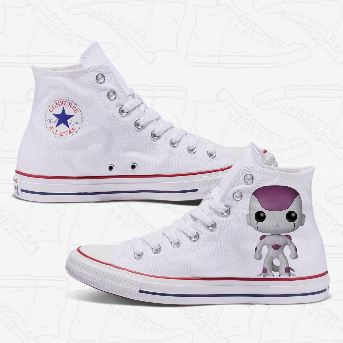 Frieza Adult Converse Shoes