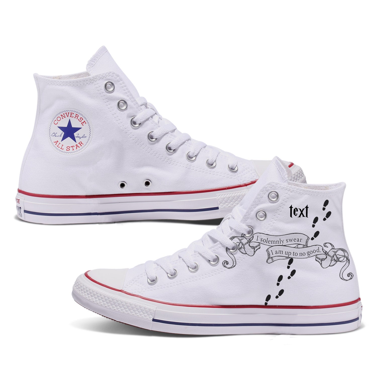 Converse Harry Potter Adult Shoes | White High | - Bump