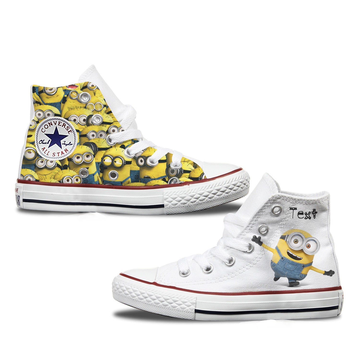 Minion converse shoes Clearance