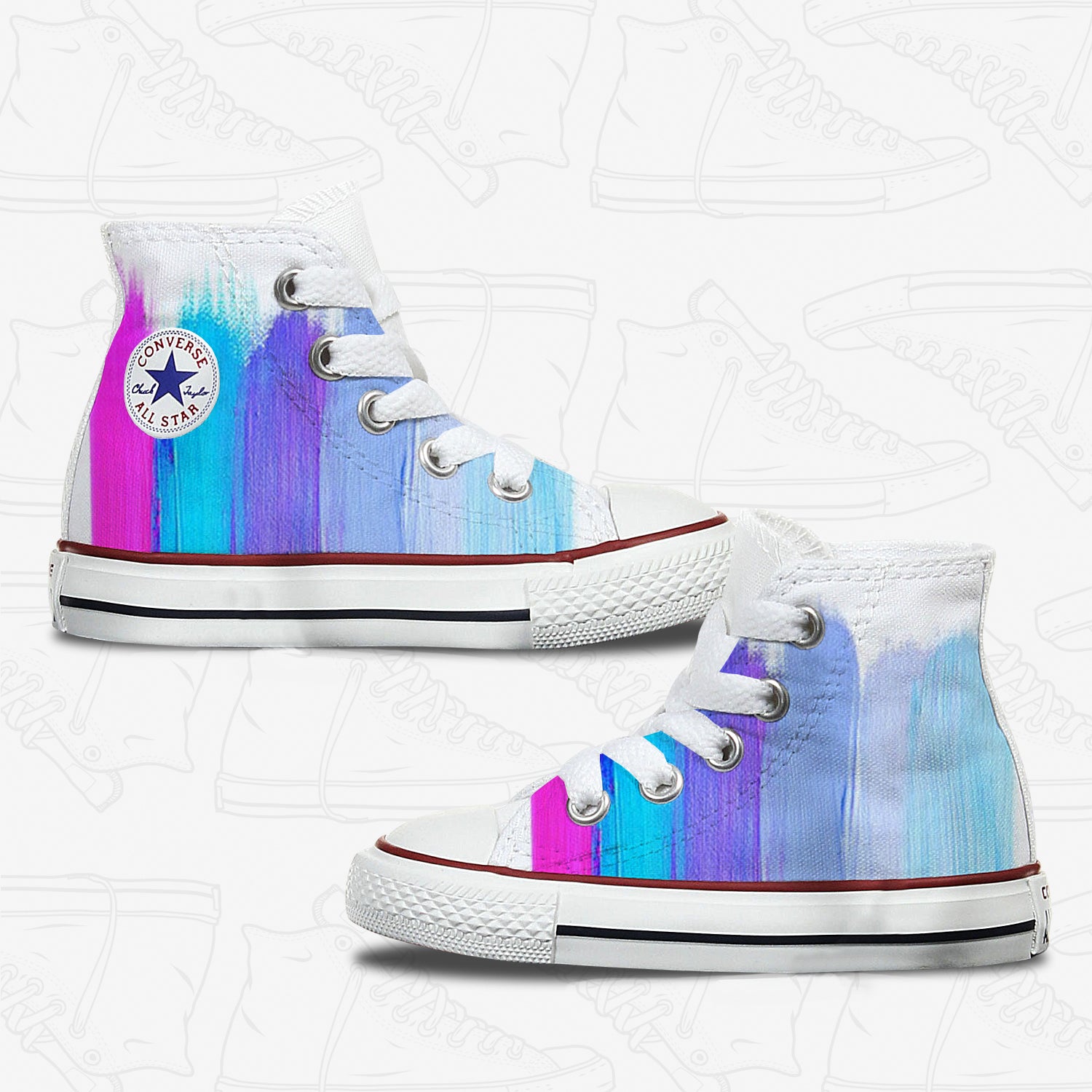 Tie dye 2025 converse kids