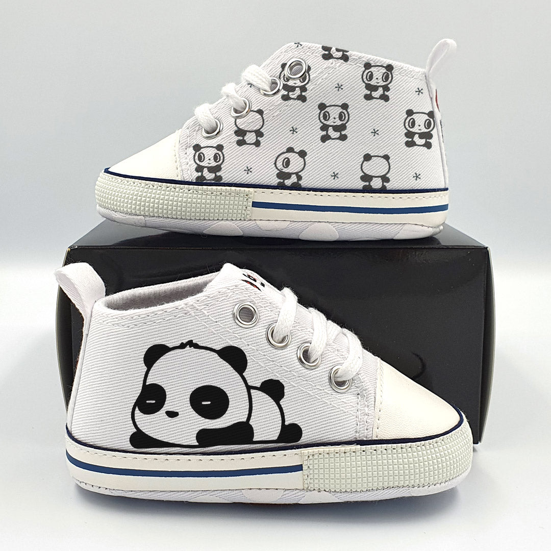 Panda Print Baby Bump Shoes