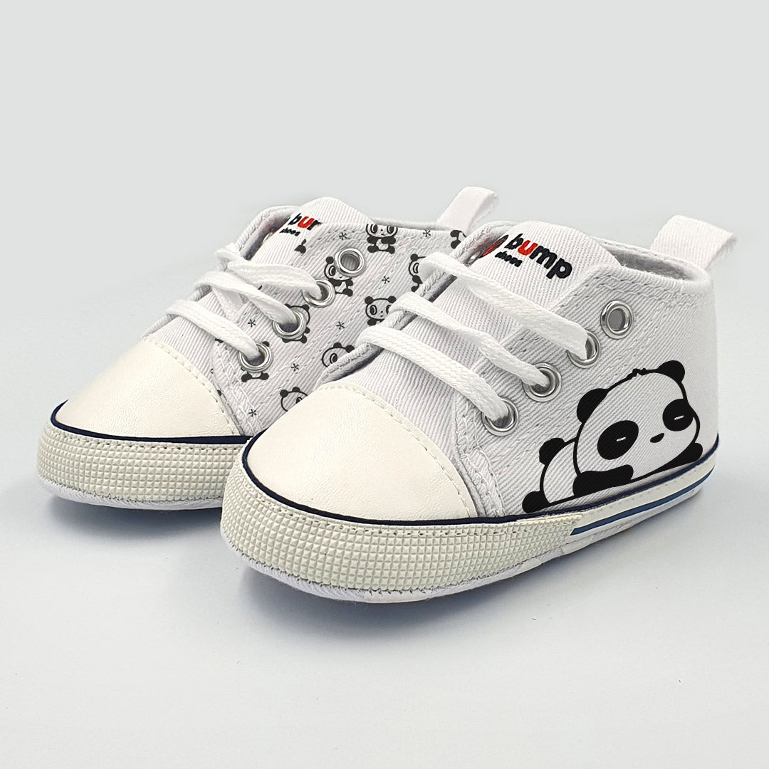 Panda Print Baby Bump Shoes