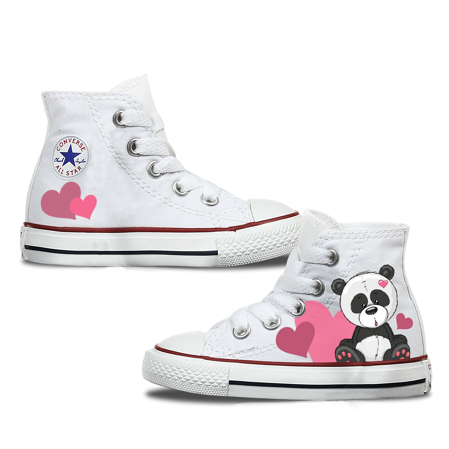 Panda Kids Converse Shoes