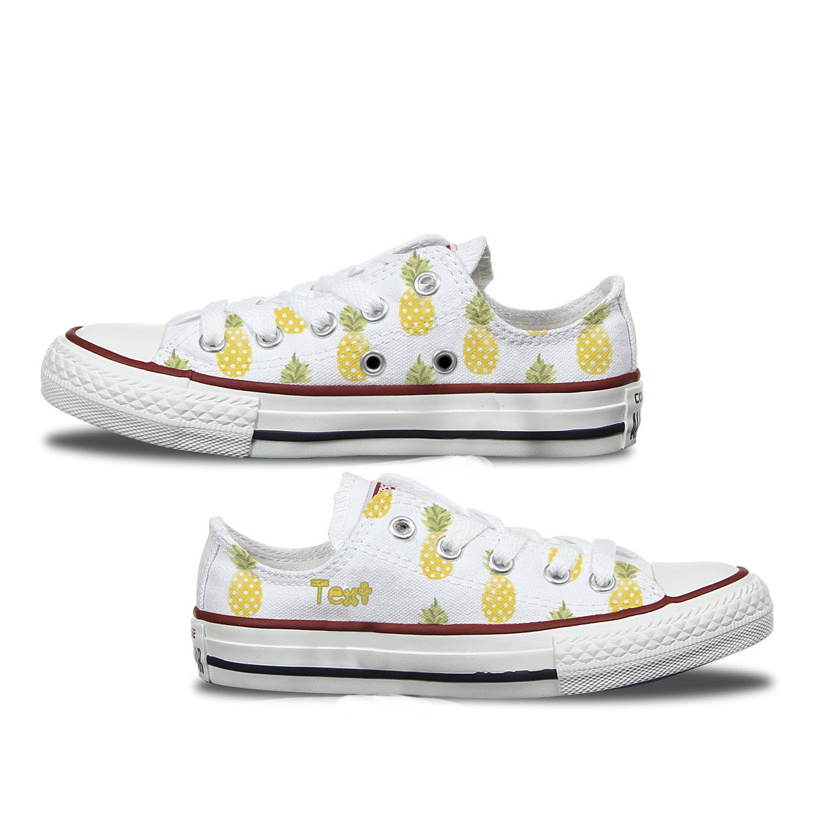 Pineapple Kids Custom Converse