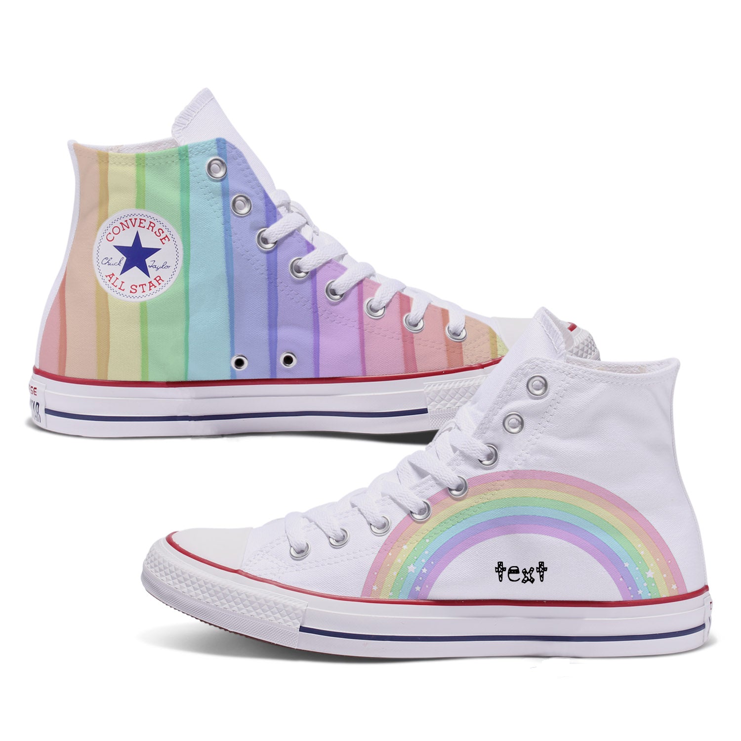 Womens rainbow converse shoes Outlet
