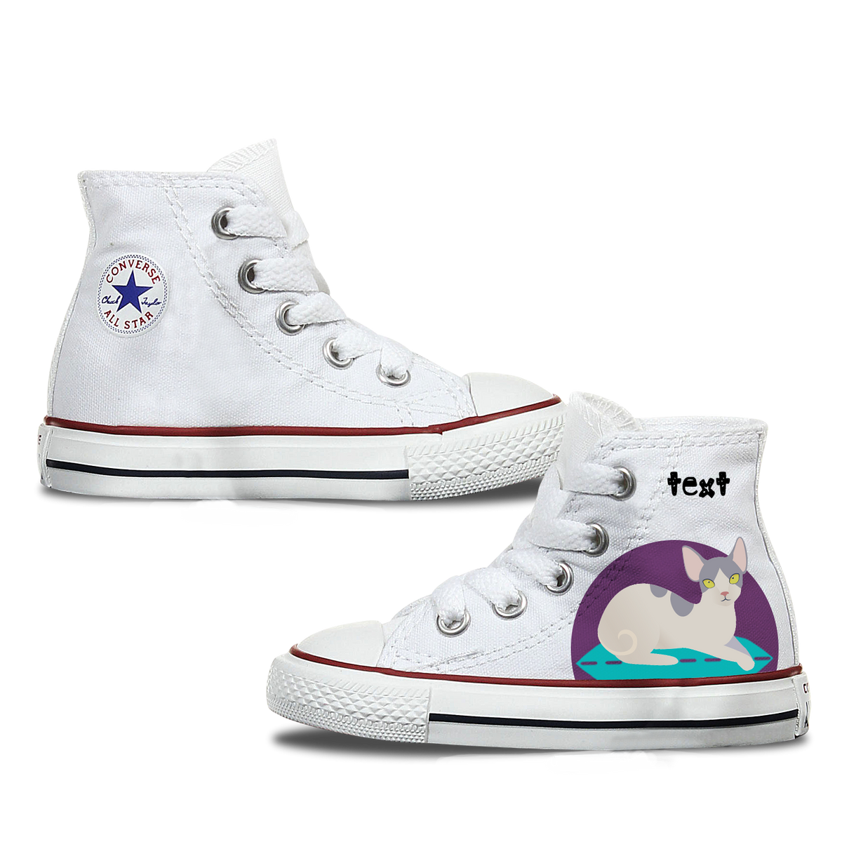 Sphynx Kids Converse Shoes