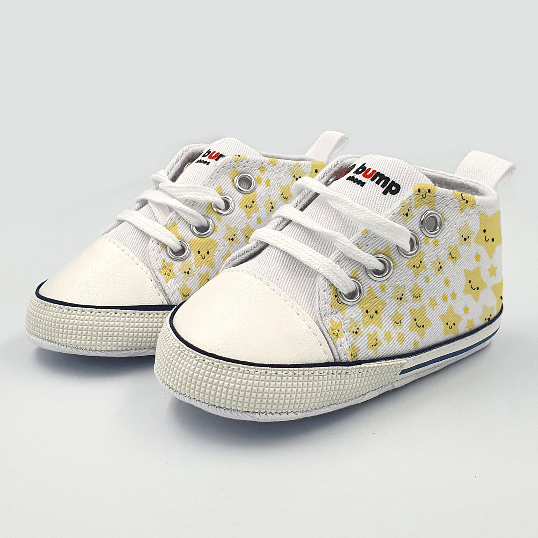 Star Print Baby Bump Shoes