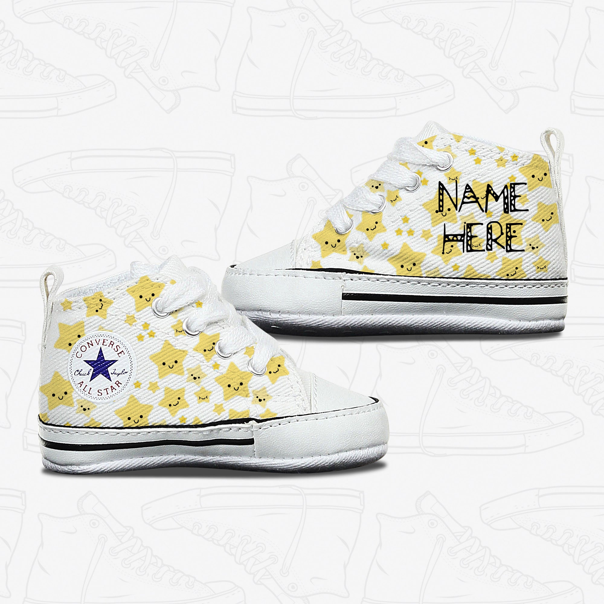 Star Baby Infant Converse Shoes