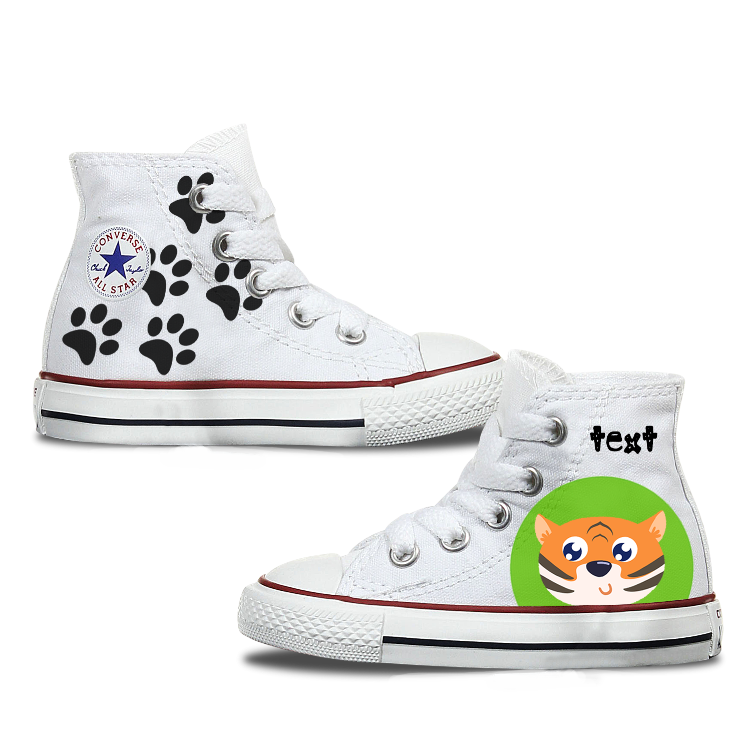 Dog clearance print converse