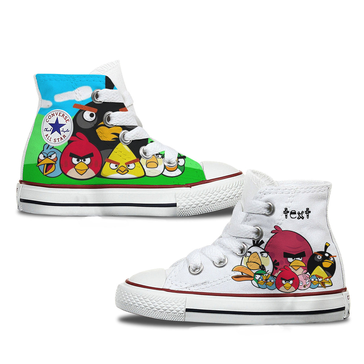 Angry Birds Personalised Converse
