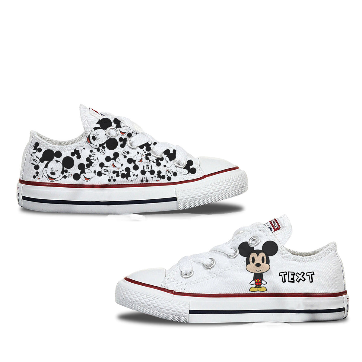 Mickey Mouse Kids Custom Converse
