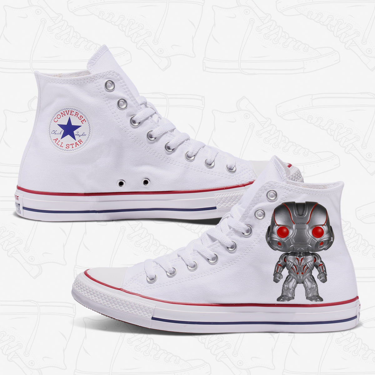 Ultron Adult Converse Shoes