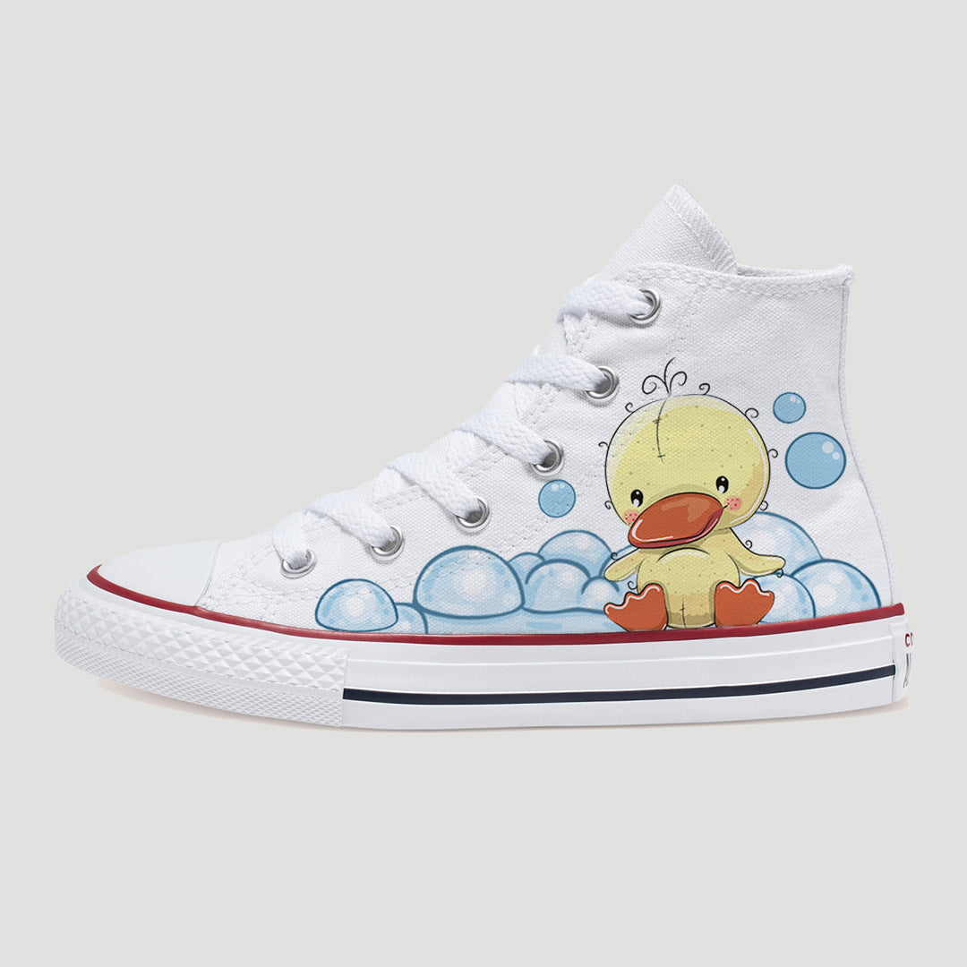Duck Kids Custom Converse Shoes