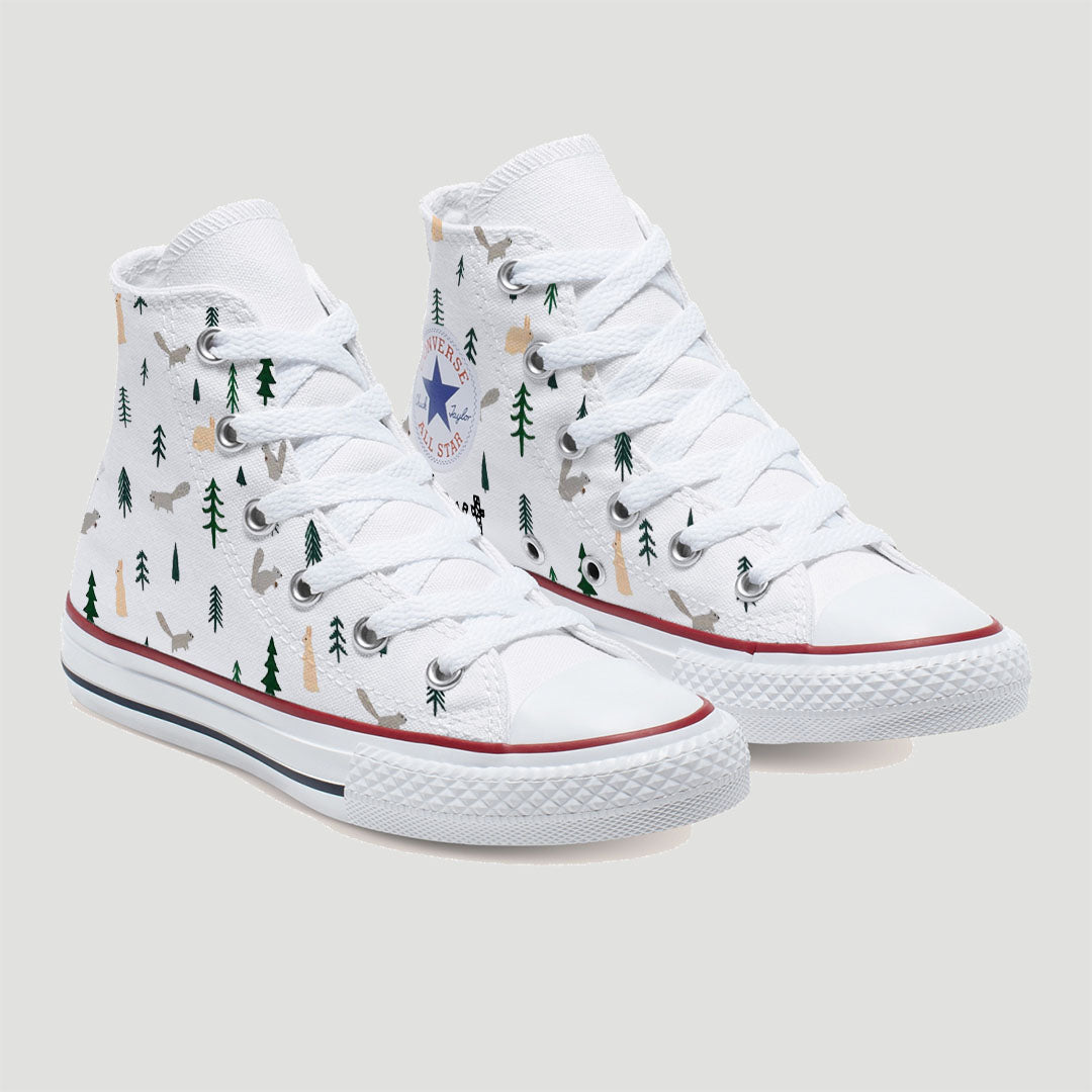 Converse Custom Squirrels and Rabbits Kids Shoes | High and Low Top ...