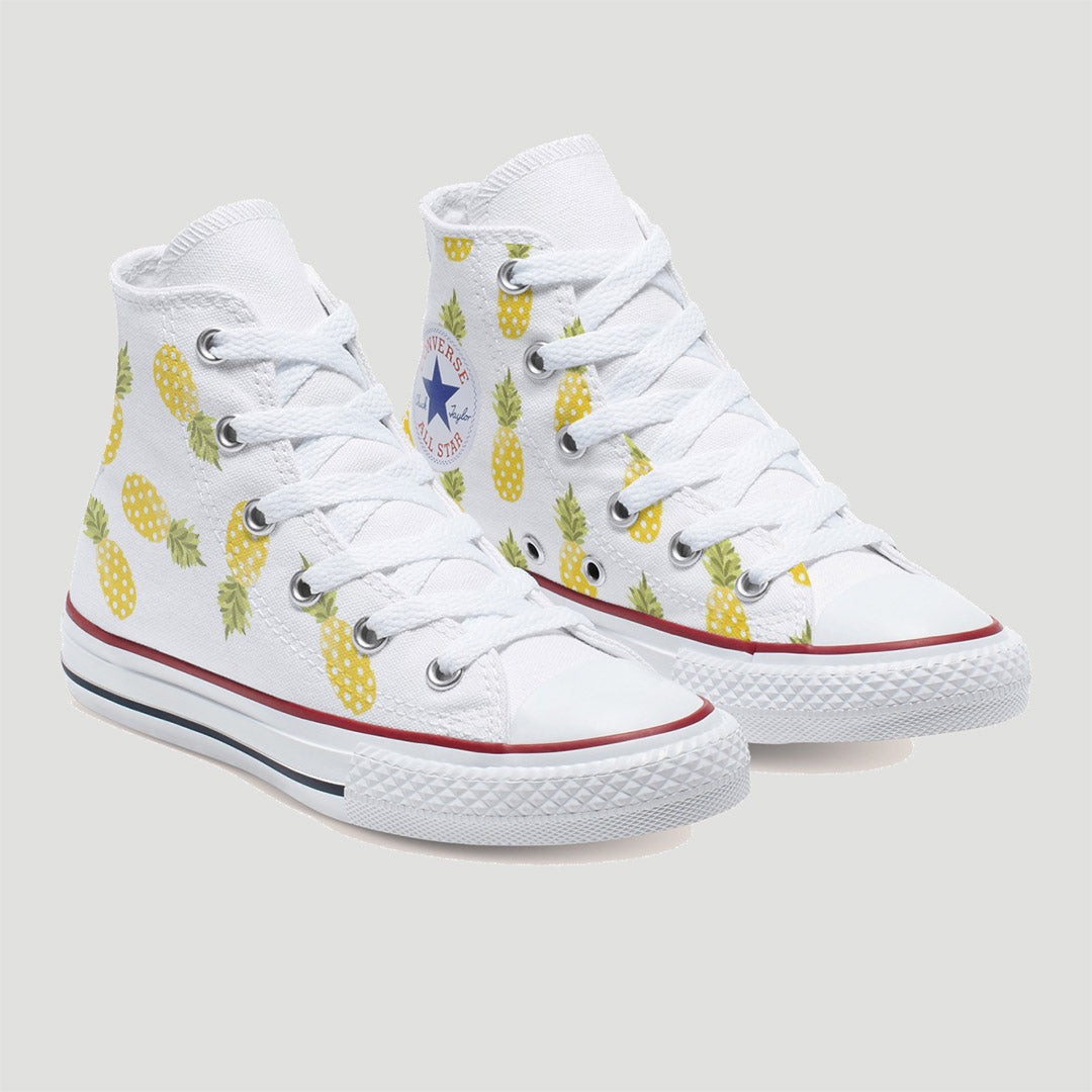 Pineapple Kids Custom Converse Sneakers