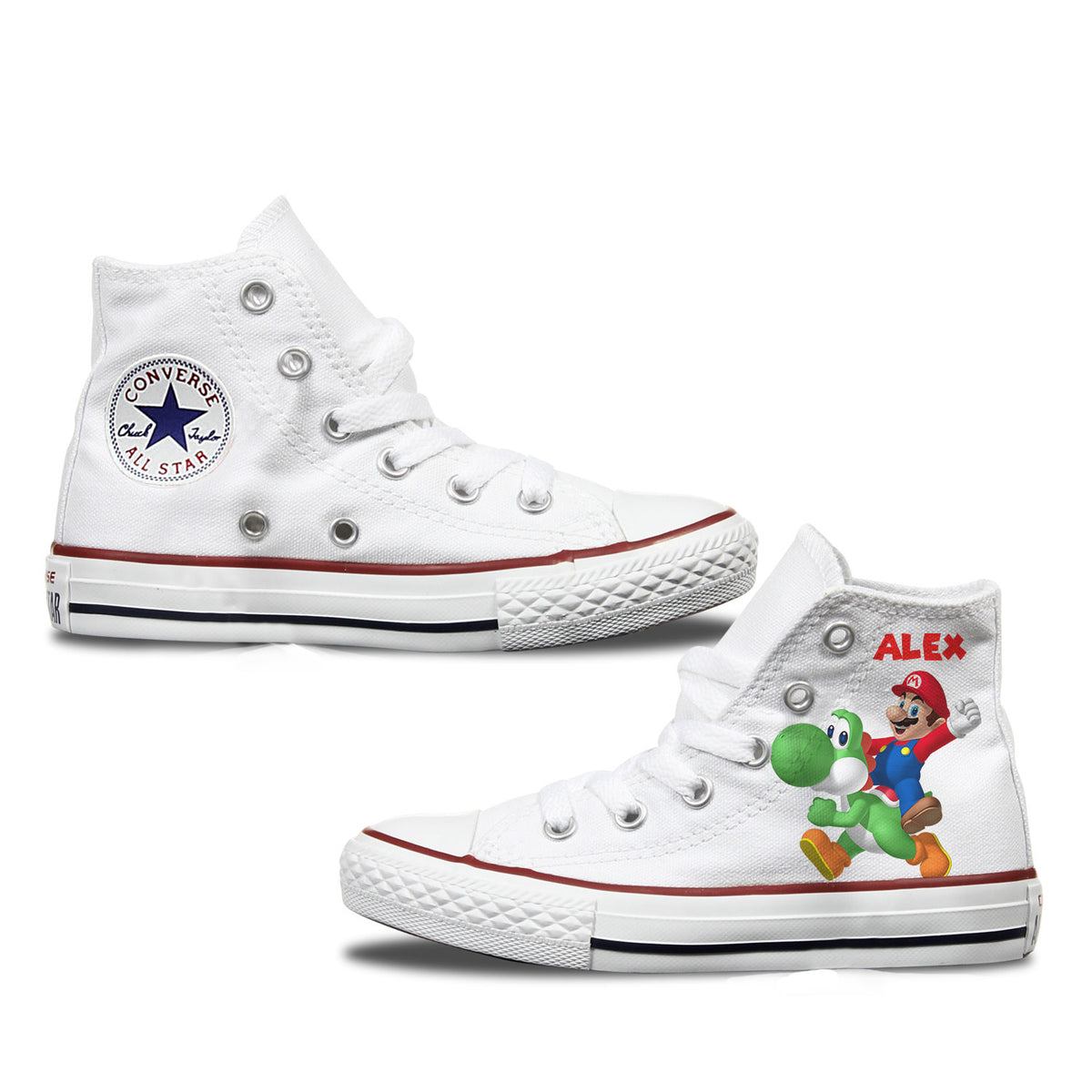Custom Mario Yoshi Converse