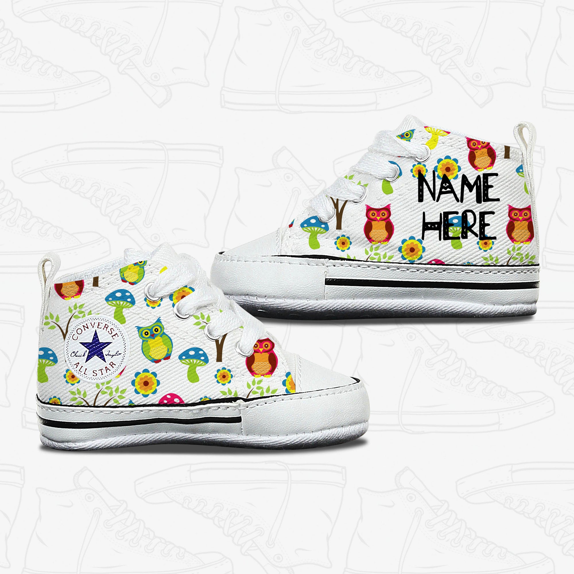 Owl Baby Infant Converse Shoes