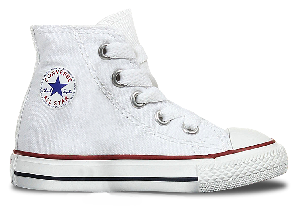 High Top Custom Converse Chuck Taylor Toddler Shoe - Classic White - panel 4