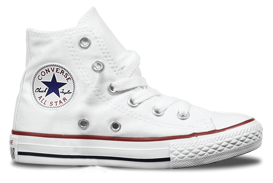 High Top Custom Converse Chuck Taylor Youth Shoe - Classic White - panel 4